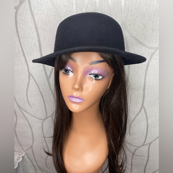 𝅺🌷 Talula🌷 Black Wool Hat - Picture 2 of 11
